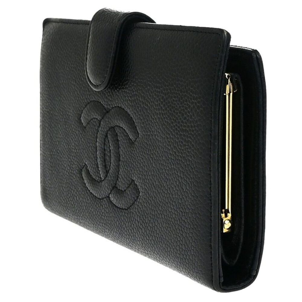 Chanel Cc Black Leather Wallet (Pre-Owned) - Picture 3 of 16